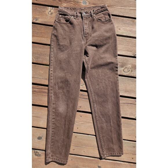 Jordache Classic Jeans 11/12 Denim Brown Vintage - Picture 1 of 9